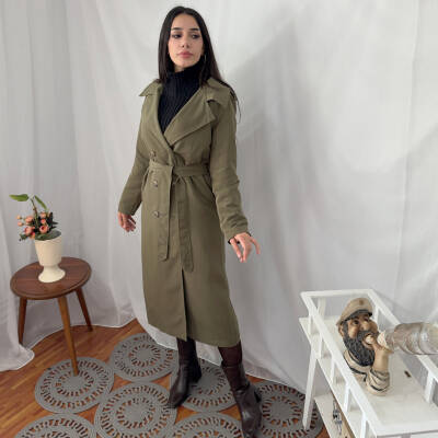 TAM BOY TRENÇKOT - HAKİ - 2