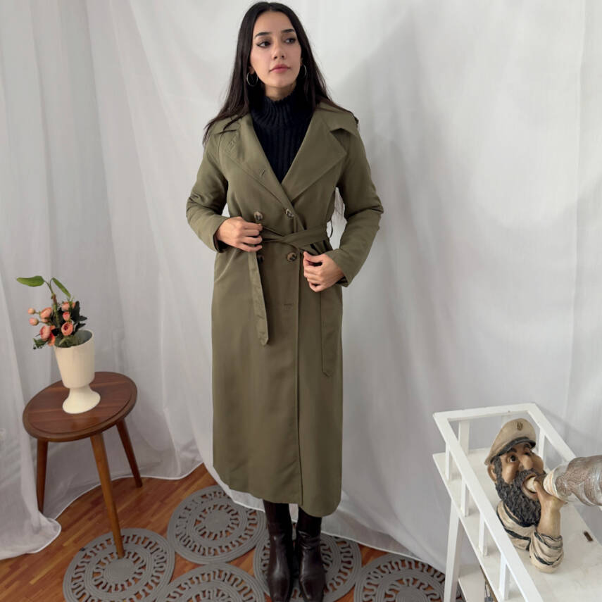 TAM BOY TRENÇKOT - HAKİ - 4