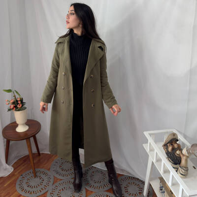 TAM BOY TRENÇKOT - HAKİ - 5